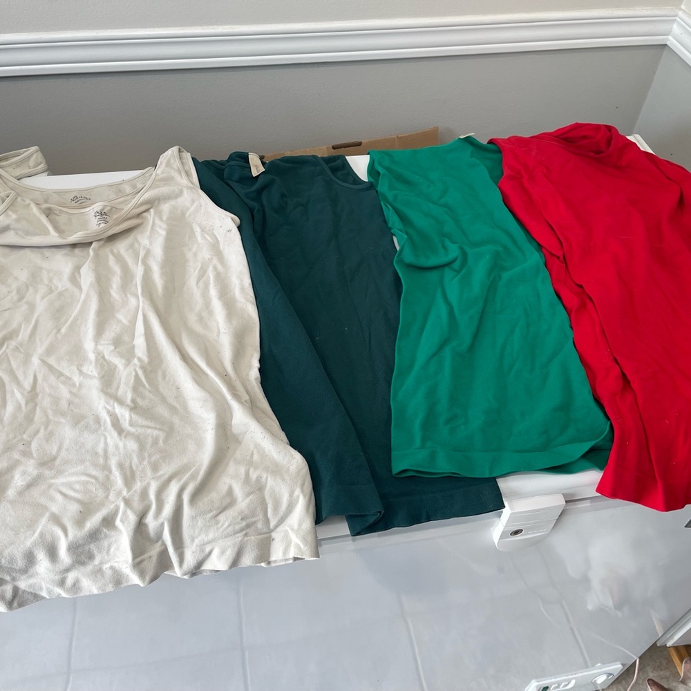 Five Nikibiki tank tops great for year round!